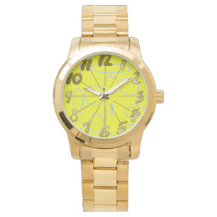 Popcorn Anime Loops Geometric Armbanduhr