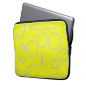 Popcorn Anime Loops Geometric Laptopschutzhülle (Vorderseite Links)