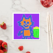 Popcorn Anime Paper Napkins Serviette (Beispiel)