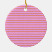 Popcorn Anime Pink Stripe Ornament (Vorne)