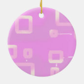 Popcorn Anime Pink Stripe Ornament (Hinten)