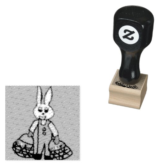 Popcorn Anime Professor Bunny Rabbit Gummistempel (Stempel)