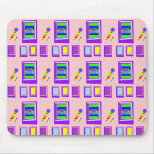 Popcorn Anime Schloss im Weltraum Designer Mauspad