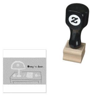 Popcorn Anime Schreibtisch-Stempel Gummistempel