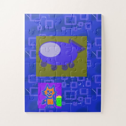 Popcorn Anime Spaceship Puzzle (Vertikal)