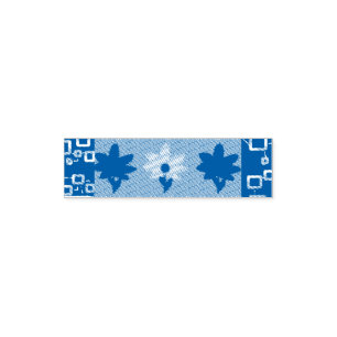 Popcorn Anime Spring Flowers Briefmarke Permastempel