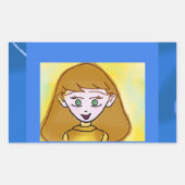 Popcorn Anime Sticker (Vorderseite)