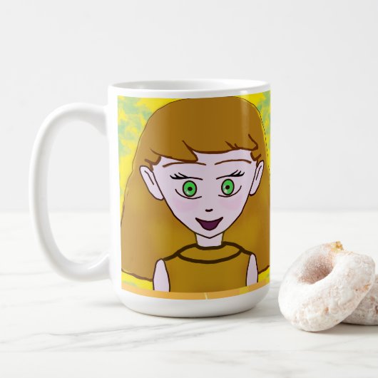 Popcorn Anime Tasse (Mit Donut)