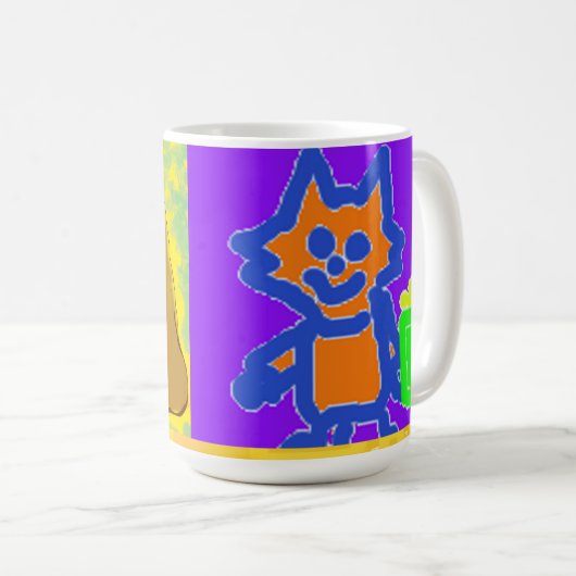 Popcorn Anime-Tasse Kaffeetasse (VorderseiteRechts)