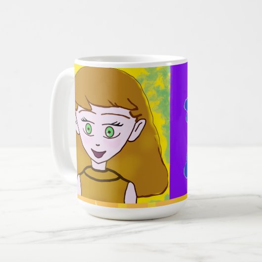 Popcorn Anime-Tasse Kaffeetasse (Vorderseite Links)