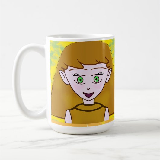 Popcorn Anime-Tasse Kaffeetasse (Links)