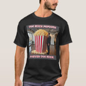 Popcorn Anyone Männer schwarzer T - Shirt (Vorderseite)