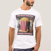 Popcorn Anyone Männer weißer T - Shirt (Vorderseite)