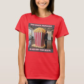 Popcorn Anyone Women Deep Red T - Shirt (Vorderseite)