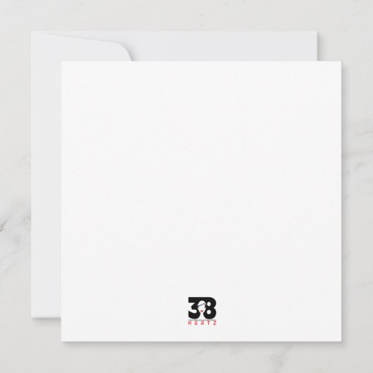 Popcorn Art Einladung (Rückseite)