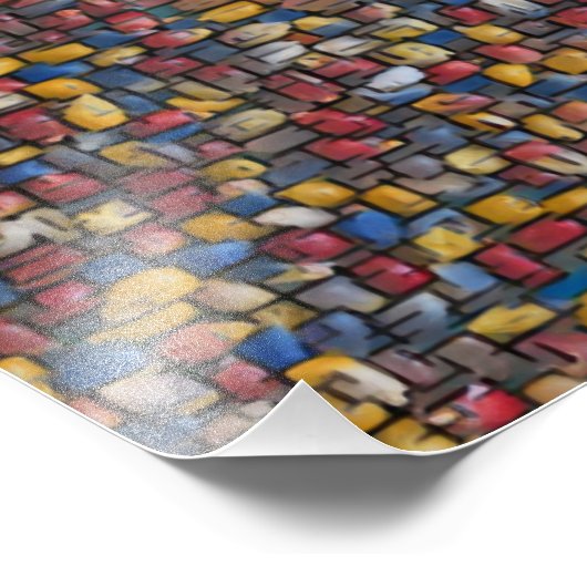 Popcorn Art Fotodruck (Ecke)