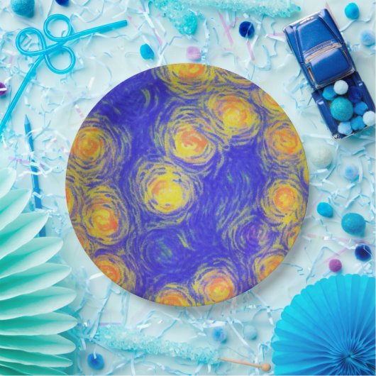 Popcorn Art Pappteller (Party)