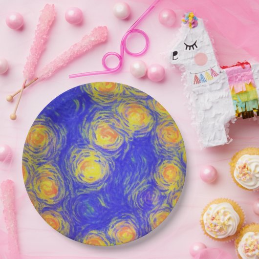 Popcorn Art Pappteller (Party)