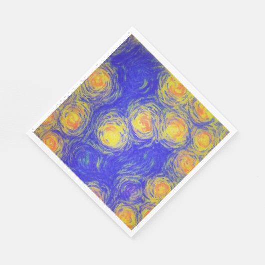 Popcorn Art Serviette (Ecke)