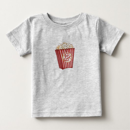 Popcorn! Baby T-shirt (Vorderseite)