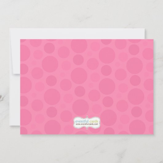 Popcorn Babydusche Einladung (Rückseite)