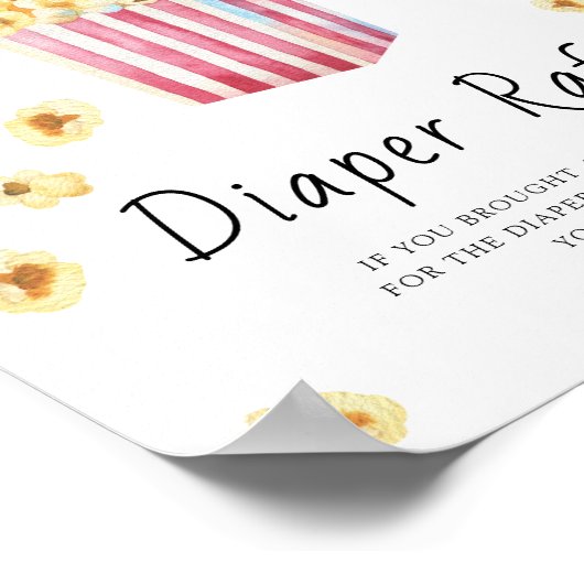 Popcorn-Babydusche - Gewinnspiel Poster (Ecke)