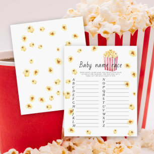 Popcorn Babydusche - Kindernamensspiel