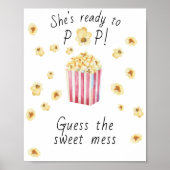 Popcorn Babydusche - Raten Sie mal, das süße Chaos Poster (Vorne)