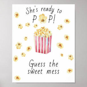 Popcorn Babydusche - Raten Sie mal, das süße Chaos Poster