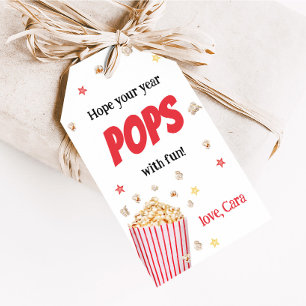 Popcorn Back to School Gefallen Tags Geschenkanhänger
