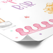 Popcorn Bar Mani-Pedi Party Manicure Pedicure Girl Poster (Ecke)