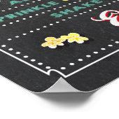 Popcorn-Bar-Schild Poster (Ecke)