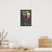 Popcorn-Bar-Schild Poster (Küche)
