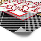 Popcorn Bar Wedding oder Baby Shower Sign Poster (Ecke)