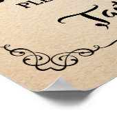 Popcorn Bar wedung oder Party-Zeichen Poster (Ecke)