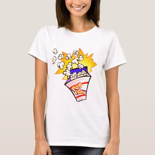 Popcorn belebt T-Shirt (Vorderseite)