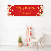 Popcorn Birthday Party Movie Theater Banner (Insitu)