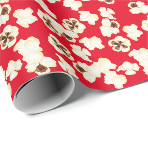 Popcorn Birthday Party Movie Theater Geschenkpapier