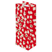 Popcorn Birthday Party Movie Theater Geschenktüte Für Weinflaschen (Rückseite Schrägansicht)