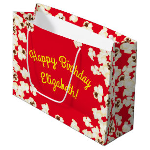Popcorn Birthday Party Movie Theater Große Geschenktüte