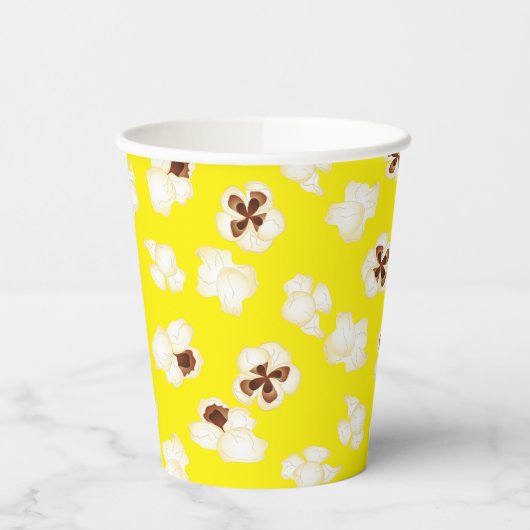 Popcorn Birthday Party Movie Theater Pappbecher (Links)