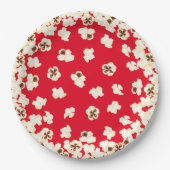 Popcorn Birthday Party Movie Theater Pappteller (Vorderseite)