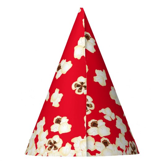 Popcorn Birthday Party Movie Theater Partyhütchen (Rückseite)