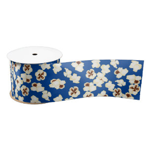 Popcorn Birthday Party Movie Theater Satinband