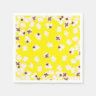 Popcorn Birthday Party Movie Theater Serviette