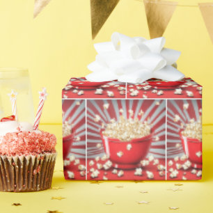 Popcorn Bowl explodieren Geschenkpapier
