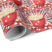 Popcorn Bowl explodieren Geschenkpapier (Rolleneckpunkt)