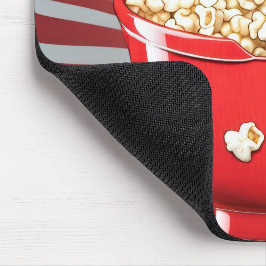Popcorn Bowl explodieren Mousepad (Ecke)