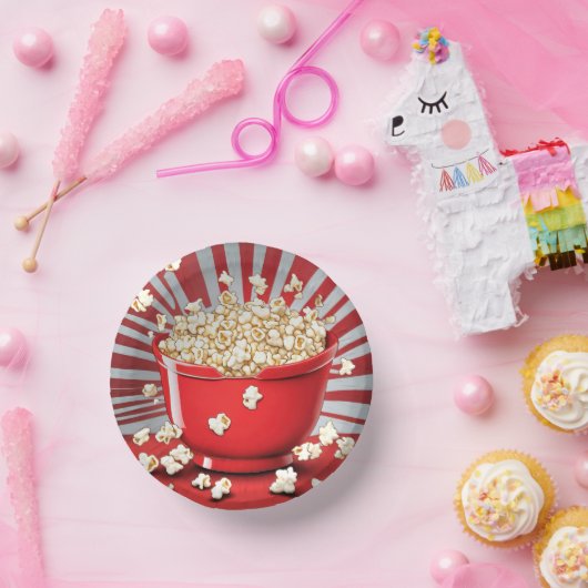 Popcorn Bowl explodieren Pappteller (Party)
