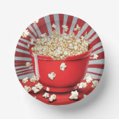 Popcorn Bowl explodieren Pappteller (Vorderseite)